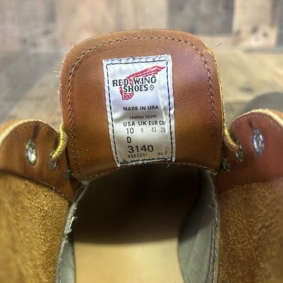 Red Wing 3140 Chukka Work Boots Mens 10 D - Picture 3 of 12